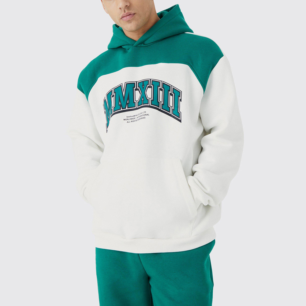 Oversized Colour Block Mmxiii Hooded Tracksuit